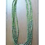 four strand beads necklaces green color handmade bali